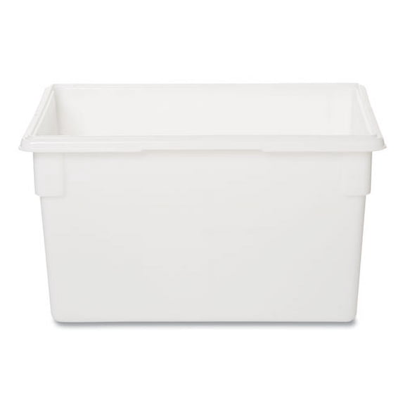 Food/Tote Boxes, 21.5 gal, 26 x 18 x 15, White, Plastic | Bundle of 2