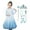 Dress with Headband, variant on Long-Sleeve Princess Costume Kids Dresses Robe Birthday Carnaval Party Stage Show Dress Up with Long Cloak