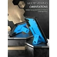 thumbnail image 3 of Poetic Revolution Case for Samsung Galaxy S23 5G 6.2 inch, Heavy Duty Full Body Cover with Kickstand, Light Blue, 3 of 5