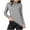 Gray, variant on AherBiu Winter Tops for Women Lightfleece Lined Long Sleeve High Neck Basic Layer Tops T Shirts Pullover
