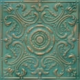 thumbnail image 3 of 511 - Venice 2 ft. x 2 ft. PVC Glue-up or Lay-in Ceiling Tile in Vintage Tin (100 sq.ft / Pack) - 25 Pieces, 3 of 3