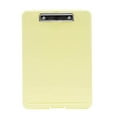 thumbnail image 3 of Plastic A4 File Box Document Folder Writing Clipboard File Box Case Pad Box Organizer Supply Yellow, 3 of 8
