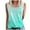 Tank Tops for Women Plus Size-Mint Green, variant on Homenesgenics Tank Tops for Women Plus Size Women's Fashion Summer Printed Round-Neck Sleeveless Tank Tops Blue XL