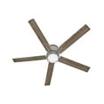 thumbnail image 6 of 5 Blade Ceiling Fan With Light Kit In Transitional Style-10.5 Inches Tall And 52 Inches Wide-Brushed Nickel Finish Hinkley Lighting 902552Fbn-Lwd, 6 of 10