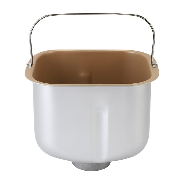 Bread Machine Inner Pot, Precise Fit Stainless Steel Bread Machine Baking Bucket for Commercial Bakeries