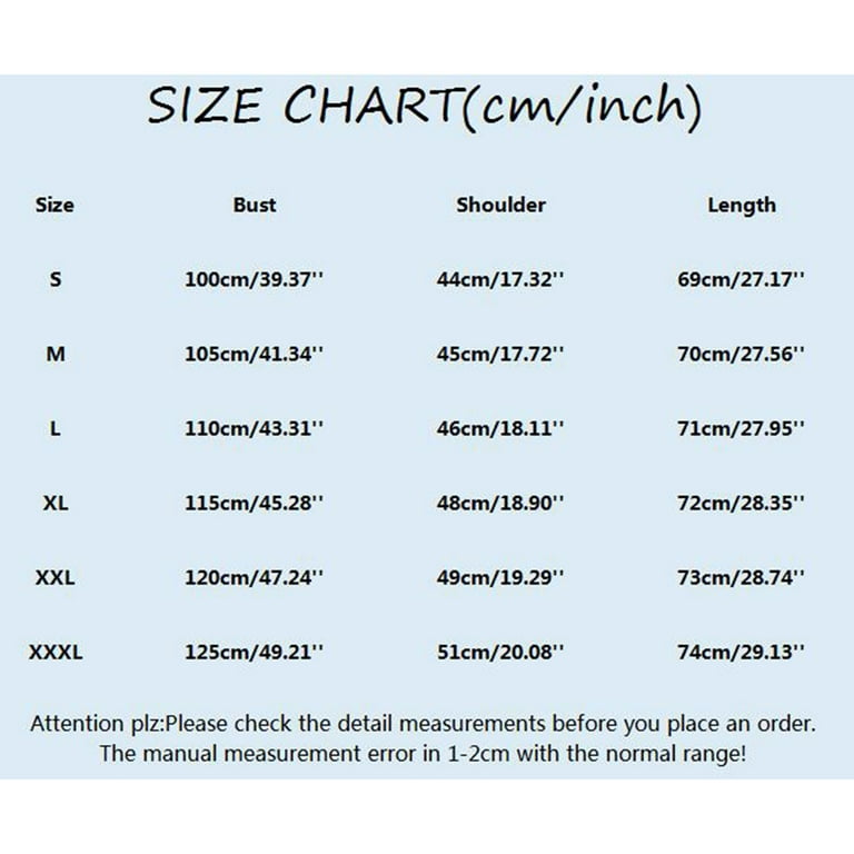 Chinese suit shop size chart