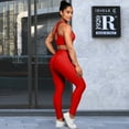 thumbnail image 2 of 26"Neon Red yoga leggings,XL, 2 of 6