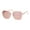 Matte Pink Pink Mirror, variant on Womens Double Rim Mod Designer Fashion Style Luxury Sunglasses Black Blue Mirror