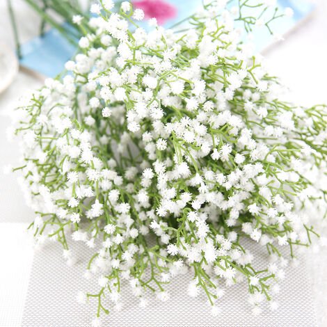 Flores secas, Han Shi Modern Natural Gypsophila Home Decor Sky Star Babys Breath Gift Large