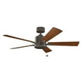 thumbnail image 4 of Lucian Ii 5 Blade 52 Inch Ceiling Fan Transitional Inspirations 13.5 Inches Tall-Olde Bronze Finish Kichler Lighting 330242Oz, 4 of 5