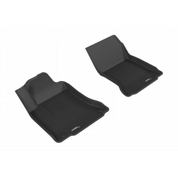 3D MAXpider 2017-2019 Fits Infiniti QX30 1st Row Black Kagu Carbon Fiber Embossed Pattern Floor Mat L1IN02511509