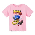 thumbnail image 3 of Camiseta de Sonic para niños, camisetas con estampado para niños, camiseta de algodón Harajuku para niños, camiseta de manga corta de verano para niñas, camisetas de dibujos animados para bebés, 3 of 5