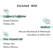 mCaffeine Naked & Raw Espresso Coffee Face Scrub (75 gm)