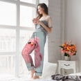 thumbnail image 5 of Bixox Women's Adorable Pink Fluffy Birds Patterned Pajama Pants Loungewear, 5 of 5
