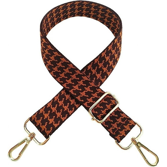 Kukuzhu Fashion Purse Straps Replacement Wide Shoulder Strap Crossbody Handbag Strap Adjustable Gold Hardware Bag Accessory