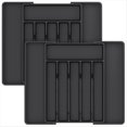 thumbnail image 1 of Organizador de Cajones Bandeja de Utensilios Expandible para Cocina Soporte para Cubiertos y Cubiertos Ajustable Almacenamiento Cucharas Tenedores Cuchillos, 1 of 5