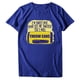 thumbnail image 3 of Gibobby Playera de Manga Corta Casual Suave Blusa O-cuello Impresión Mangas sueltas Mujeres Casual Tops Camiseta corta Blusa mujer(Azul,G), 3 of 4