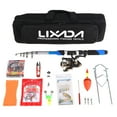 thumbnail image 6 of Lixada Fishing Rod Combo - Telescopic Fiberglass Sea Rod with Spinning Reel, Tackle Set, and Fishing Bag Kit, 6 of 7