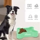 thumbnail image 5 of RKSTN Cat Bowls Pet Bowl Double Bowl Green, 5 of 6