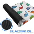 thumbnail image 6 of Long Mouse Pads for Desk,White Dinosaurs Colorful Species Pattern Desk Mats on Top Of Desks, Desk Mouse Pad Extra Large with 3mm Non-Slip Base and Stitched Edge for Gaming,Office,Work,Home 31.5"x15.7", 6 of 6
