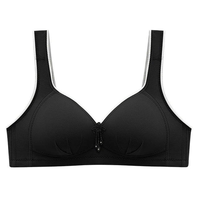 Birdeem Womans Printing Gathered Together Daily Bra Underwear No Rims