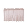 thumbnail image 1 of Cortinas de encaje transparente Zulema 130x41cm con varilla, 1 of 8