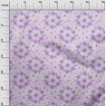 thumbnail image 3 of oneOone Cotton Poplin Purple Fabric Watercolor Floral Craft Projects Decor Fabric Printed By The Yard 56 Inch Wide, 3 of 5