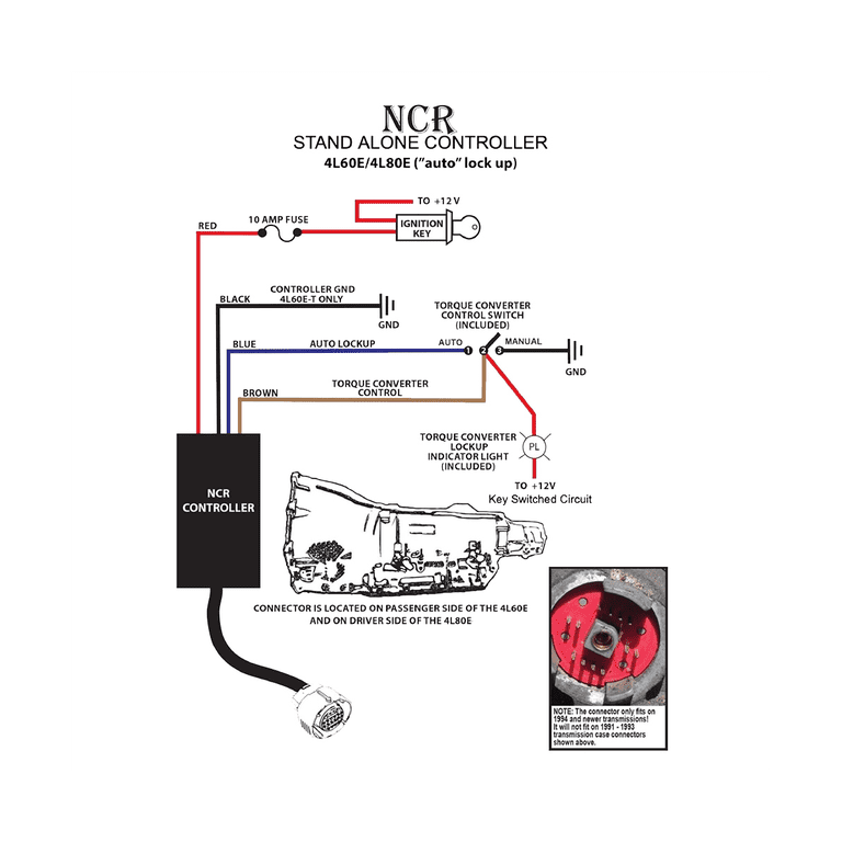 Contrôleur De Transmission 4L80E - Pour Conversion Manuelle, Compatible Van Express 2500-4500, H1, Etc. (1994-2019)