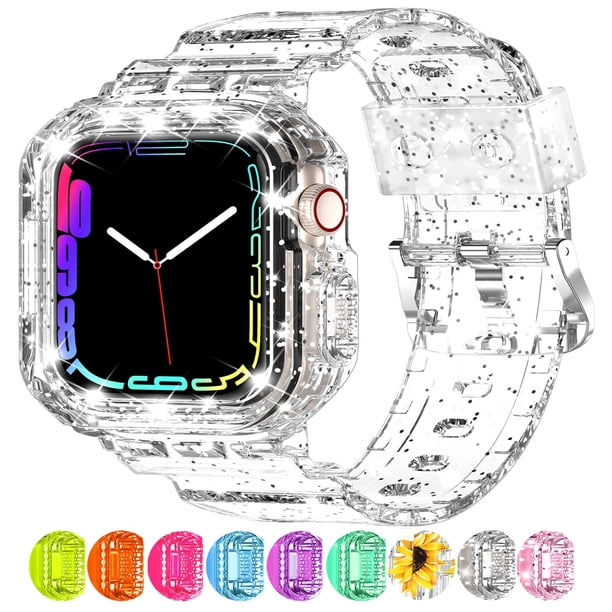 Correa de Apple Watch XYF transparente compatible con 38/40/41 mm