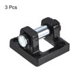 thumbnail image 3 of Unique Bargains Air Cylinder Rod Pivot Clevis Mount Part Pneumatic Mounting Bracket, Black 3 Pack, 3 of 5