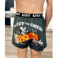 thumbnail image 5 of LazyOne Funny Animal Boxers, Novelty Boxer Shorts, Humorous Underwear, Gag Gifts for Men, Mouse (Who Cut the Cheese, MEDIUM), 5 of 6