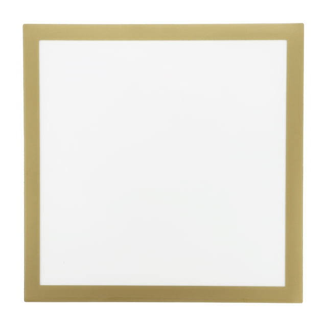 Uxcell Marcos para Pinturas de Diamante de 30 x 30 cm, Marcos de Arte de Diamante, Marco de Imagen Magnético Autoadhesivo para Refrigerador, Dorado