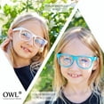thumbnail image 7 of OWL Kids Retro Blue Light Glasses Computer Screen Time Specs Boys and Girls, 7 of 7
