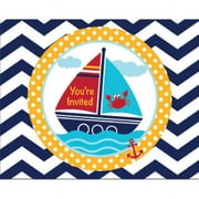 Ahoy Matey! Invitations, 8-Pack