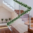 thumbnail image 3 of Patiojoy 9FT Pre-lit Artificial Christmas Pine Garland Rattan with 50 LED Lights, 3 of 9
