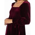 thumbnail image 4 of Celebrity Pink Women's and Women's Plus Puff Sleeve Dress, Sizes XS-3X, 4 of 4