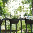 thumbnail image 5 of 6pcs Black Metal Iron Hanging Flower Pots For Hanging Buckets And Flower Pots On Railings And Fences In Rural Style Windows With Detachable Hooks, 5 of 9