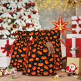 thumbnail image 5 of Fuzoiu Pumpkin Fallen Leaves Print Christmas Gift Bag,Burlap Gift Bag with Drawstring Closure & Hang Tag,Perfect for Holidays, Birthdays, and Special Occasions-Medium, 5 of 7