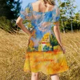 thumbnail image 3 of PIERRE-AUGUSTE RENOIR HD - Dovecote en Bellevue 1888–1889 Vestido sin mangas Ropa mujer Vestido de lujo Vestido, 3 of 5