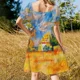 thumbnail image 3 of PIERRE-AUGUSTE RENOIR HD - Dovecote en Bellevue 1888–1889 Vestido sin mangas Ropa mujer Vestido de lujo Vestido, 3 of 5