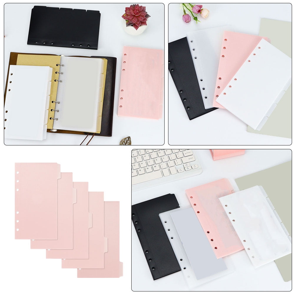 NICEXMAS Plastic Binder Pocket Folder for Notebook and Document Organizer for School and Office Use