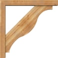 thumbnail image 3 of Ekena Millwork 6"W x 44"D x 44"H Funston Block Rough Sawn Bracket w/ Offset Brace, Western Red Cedar, 3 of 25