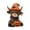 Pumpkin Style, variant on Halloween Highland Cow Holding Pumpkin Figurines Highland Cow Resin Statue Ideal Gifts For Halloween Party Home Garden Table Decor-Pumpkin Style