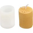 thumbnail image 1 of Moldes con clip de silicona en forma de panal, moldes de epoxi para hacer velas, jabones perfumados hechos a mano, 1 of 4