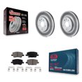 thumbnail image 1 of Transit Auto Front Coated Disc Brake Rotors and Ceramic Pads Kit for Car 2018-2020 Chevrolet Sonic KGC-100385, 1 of 11