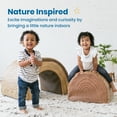 thumbnail image 5 of ECR4Kids SoftZone Tree Tunnel and Climber, Chocolate, 5 of 10