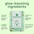 thumbnail image 4 of PB & JAY Purenature Tea Tree Collagen Sheet Mask — Korean Face Mask with Ceramide + Hyaluronic Acid for Oily Skin, Clarifying & Blemish-Prone Care (1 Count), 4 of 5