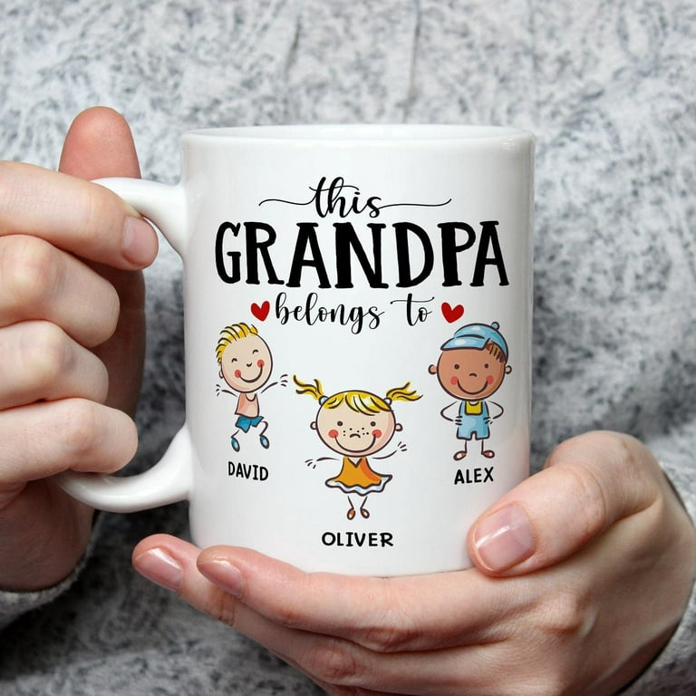Personalized My Favorite People Mug for Grandpa - The BananaNana