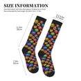 thumbnail image 2 of Compression Socks for Women and Men - pumpkins_color_seamless Compression Socks Circulation for Workout, 2 of 8