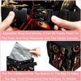 thumbnail image 4 of Motorcycle Mini Trash Can for Car: Foldable, with Lid, Leak-Proof, Hanging Storage Bag - Car Garbage Can, 4 of 6